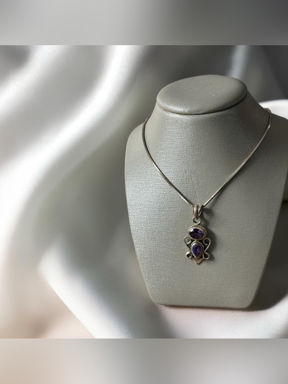 Sterling Silver Amethyst Pendant